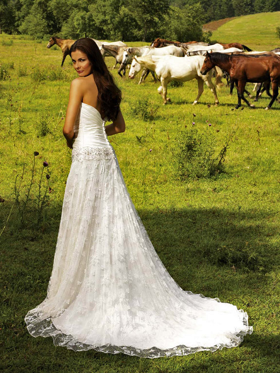 Orifashion HandmadeRomantic and Handmade Wedding Dress AL151